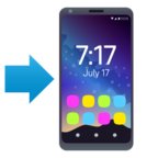 Mobile Phone with Arrow