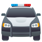 Oncoming Police Car