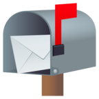 Open Mailbox with Raised Flag