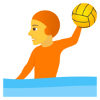 Person Playing Water Polo