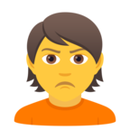 Person Pouting