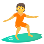 Person Surfing