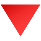 Red Triangle Pointed Down
