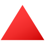 Red Triangle Pointed Up