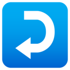 Right Arrow Curving Left