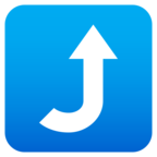 Right Arrow Curving Up