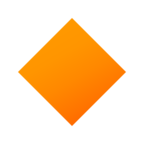 Small Orange Diamond