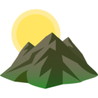Sunrise Over Mountains