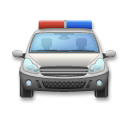 Встречный полицейский автомобиль