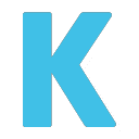 Обозначение регионального индикатора Буква K