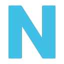 Обозначение регионального индикатора Буква N