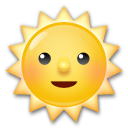 Солнце с лицом