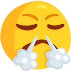 Face with Steam From Nose