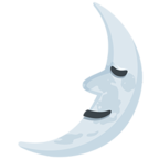 First Quarter Moon Face