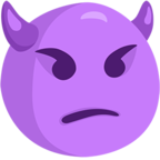 Angry Face with Horns