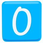 Keycap Digit Zero