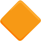 Large Orange Diamond