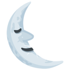 Last Quarter Moon Face