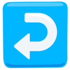 Right Arrow Curving Left