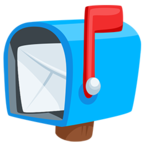 Open Mailbox with Raised Flag