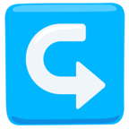 Left Arrow Curving Right