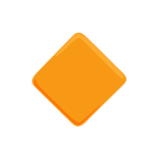 Small Orange Diamond