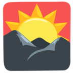 Sunrise Over Mountains