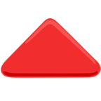 Red Triangle Pointed Up