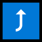 Right Arrow Curving Up