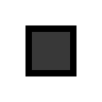 Black Medium Square