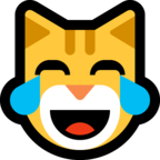Cat with Tears of Joy