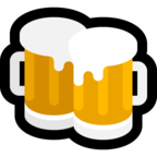 Clinking Beer Mugs