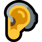 Ear with Hearing Aid