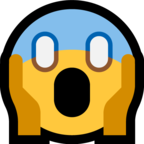 Face Screaming in Fear