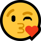 Face Blowing a Kiss