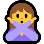 Person Gesturing No
