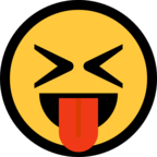 Squinting Face with Tongue