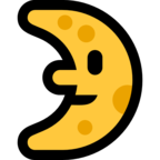 First Quarter Moon Face