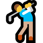 Person Golfing