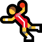 Person Playing Handball
