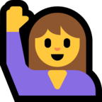 Person Raising Hand