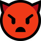 Angry Face with Horns