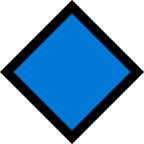 Large Blue Diamond