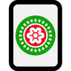 Mahjong Tile One of Circles