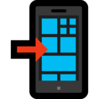 Mobile Phone with Arrow