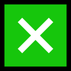 Cross Mark Button