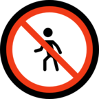 No Pedestrians