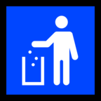 Litter in Bin Sign