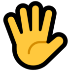 Hand with Fingers Splayed