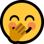 Face with Hand Over Mouth